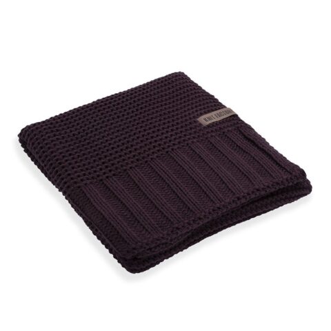 Knit Factory Plaid Vinz Aubergine Woon accessoires