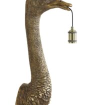 Light & Living 3122485 Wandlamp Ostrich Brons Verlichting Glas