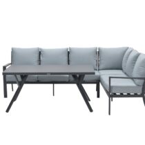 Loungeset Sergio Rechts Grijs Tuinmeubelen Aluminium