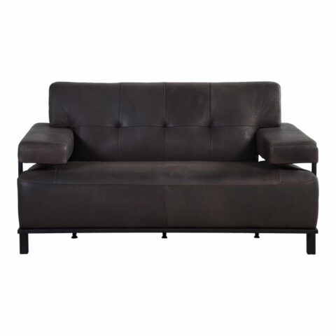 Loveseat Bullmark Bruin Banken Leder