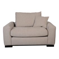 Loveseat Isola Beige Fauteuil Stof