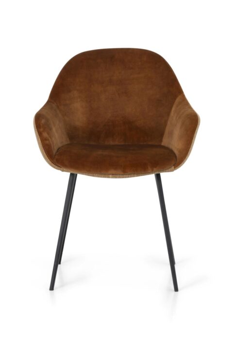 Montel Armstoel Lopez Cognac Stoelen Stof