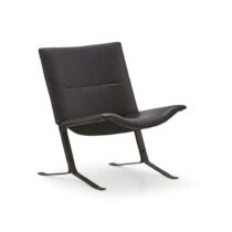 Montel Fauteuil Eagle Zwart Fauteuil Leder