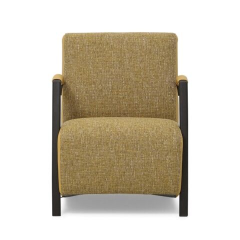 Montel Fauteuil Sue Rainbow Mustard Fauteuil Stof