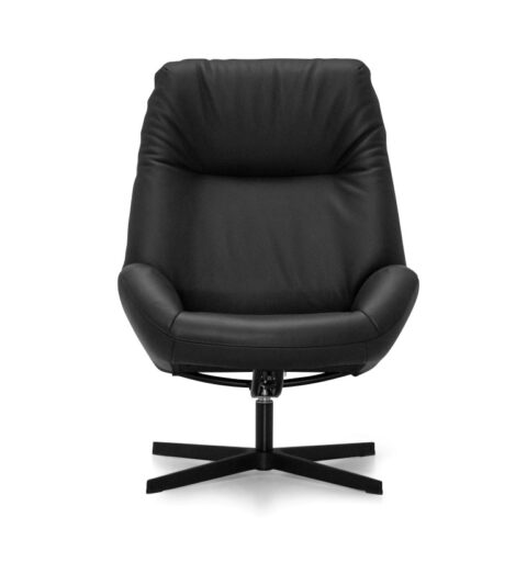 Montel Relaxfauteuil Quebec Black Fauteuil Stof