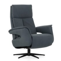 Montel Relaxfauteuil Victor Large Blauw Fauteuil Stof