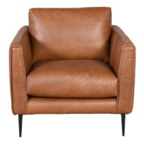 Movani Fauteuil Bellezza Cognac Fauteuil Leder