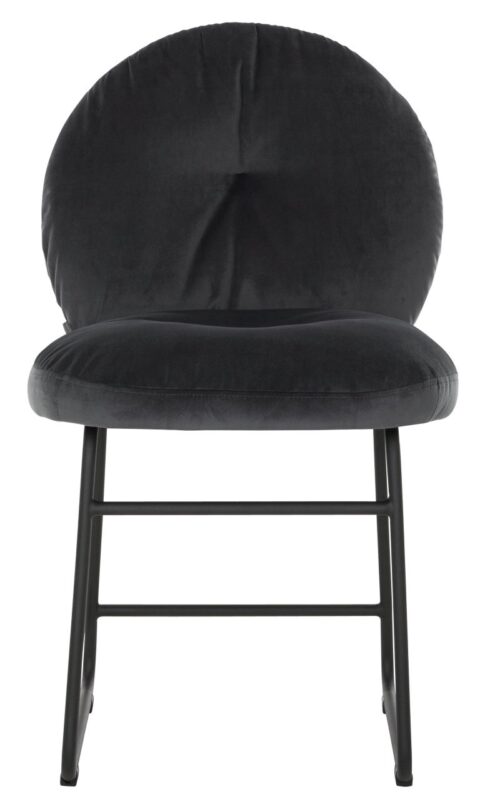 Must Living Stoel Bouton Dark Grey Stoelen Stof