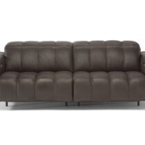 Natuzzi Bank Portento 3-Zits Dark Brown Banken Leder