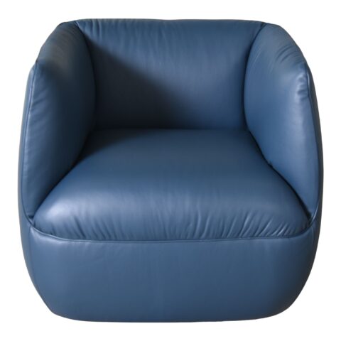 Natuzzi Fauteuil Wally Teal Fauteuil Leder