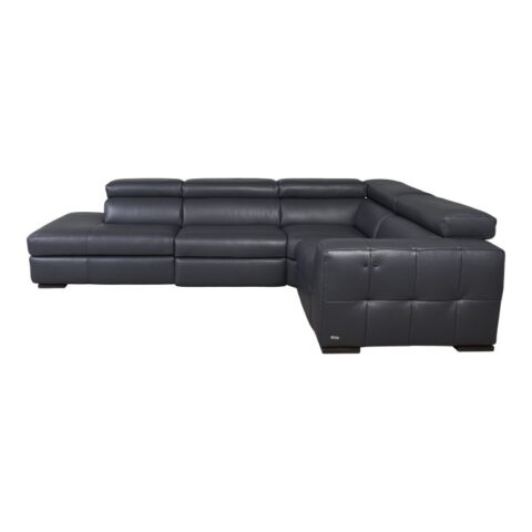 Natuzzi Hoekbank Click Anthracite Banken Leder