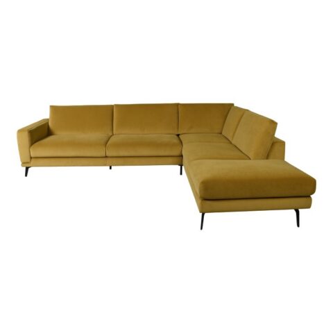 Natuzzi Hoekbank Wessex Mustard Banken Stof