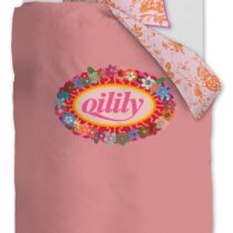 Oilily Dekbedovertrek Prom Flowers Pink 140x200 Beddengoed Katoen