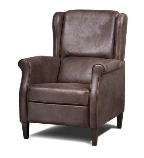 Oorfauteuil Erik Bruin Fauteuil Leder