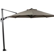 Parasol Hawaii Rond Taupe 3