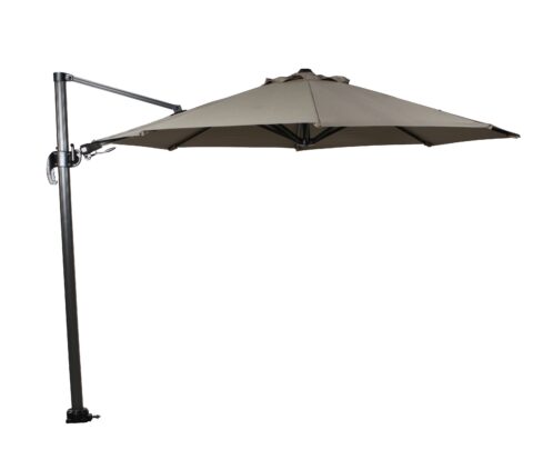 Parasol Hawaii Rond Taupe 3