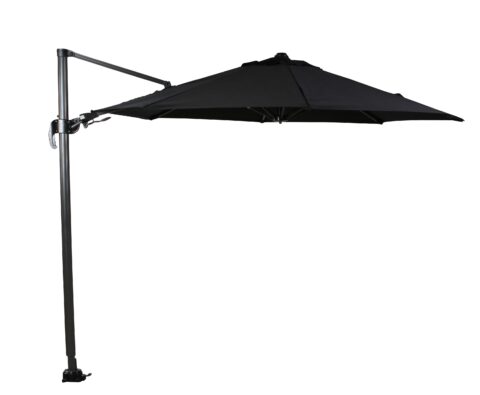 Parasol Hawaii Rond Zwart 3