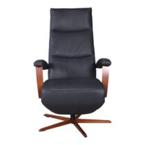 Relaxfauteuil Ballieux L Nero Fauteuil Leder