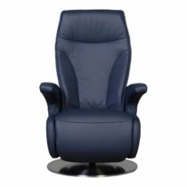 Relaxfauteuil Magnes Donkerblauw Small Fauteuil Leder