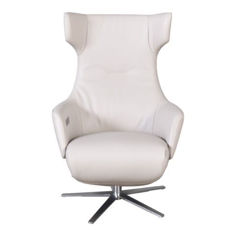 Relaxfauteuil Rivingo Grijs Fauteuil Leder