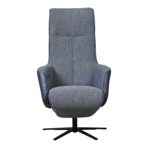 Relaxfauteuil Twilla 082+ XXL Blue Fauteuil Stof