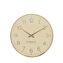 Riverdale Wandklok Ritz Goud Woon accessoires