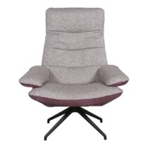 Rom 1961 Draaifateuil Yoga Prince Rose Fauteuil Stof