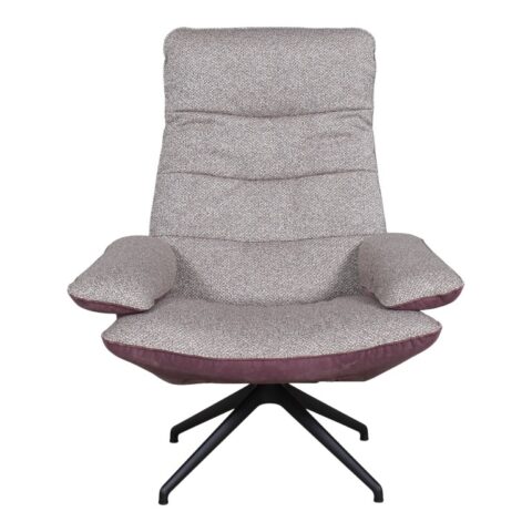 Rom 1961 Draaifateuil Yoga Prince Rose Fauteuil Stof