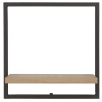 Shelfmate Wandrek Type B Oak Black Woon accessoires Hout