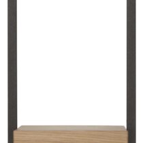 Shelfmate Wandrek Type E Oak Black Woon accessoires Hout