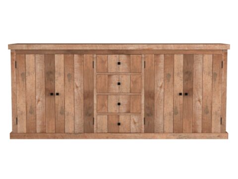 Sideboard Molheim Teak Kasten Hout