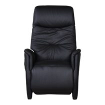 Sta-Op Fauteuil Balzano M Zwart Fauteuil Leder