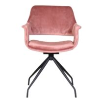 Stoel Caitlan Pink Stoelen Stof