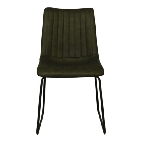 Stoel Filius Dark Olive Stoelen PU/Lederlook