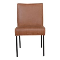 Stoel Hutch Cognac Stoelen Leder