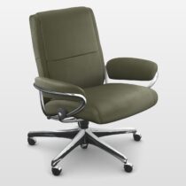 Stressless Bureaustoel Paris Home Office Olive Fauteuil Leder