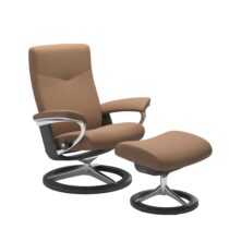 Stressless Relaxfauteuil + Voetenbank Dover S Fauteuil Leder