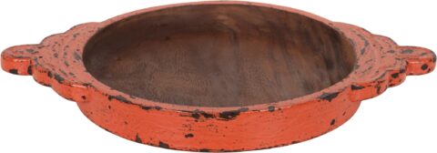 Tray Medaillon Orange Woon accessoires Hout
