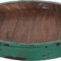 Tray Medaillon Turquoise Woon accessoires Hout