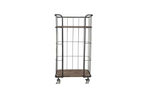 Trolley BePureHome Giro Grijs S Kasten Metaal