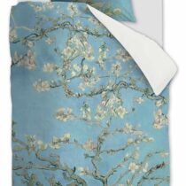 Van Gogh DBO Almond Blossom Blue 140x200/220 Beddengoed Katoensatijn