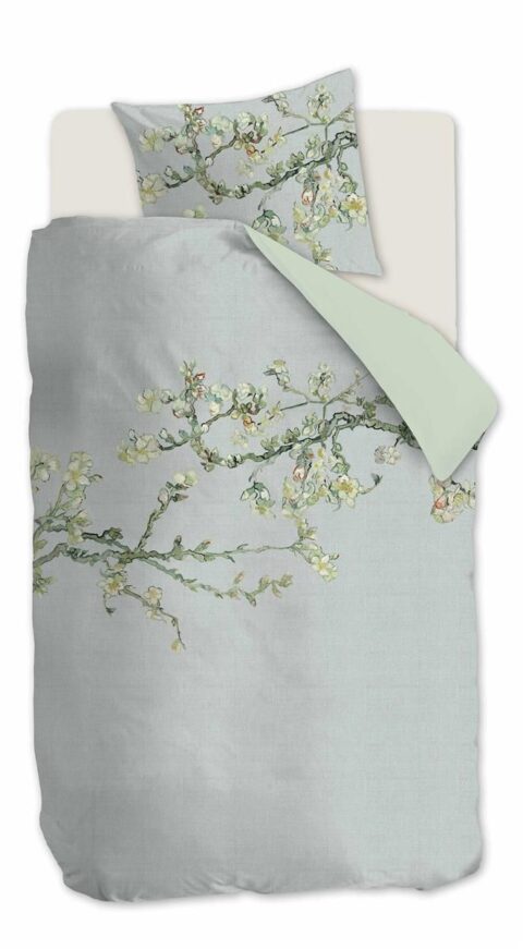 Van Gogh DBO Blossom Grey 140x200/220 Beddengoed Katoensatijn