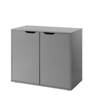 Vipack Commode Pino 2-Deurs Grijs Kinder- / Tienerkamers