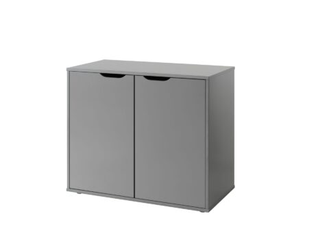 Vipack Commode Pino 2-Deurs Grijs Kinder- / Tienerkamers