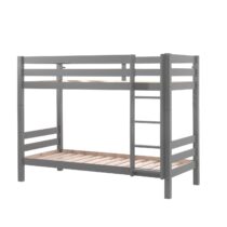 Vipack Stapelbed Pino 160 cm Grijs Kinder- / Tienerkamers