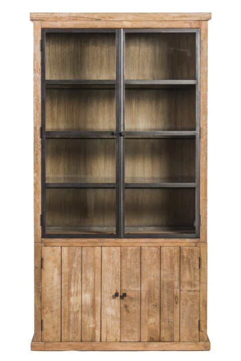 Vitrine Molheim Teak Kasten Hout