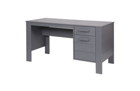 Woood Bureau Dennis Steel Grey Kinder- / Tienerkamers Hout