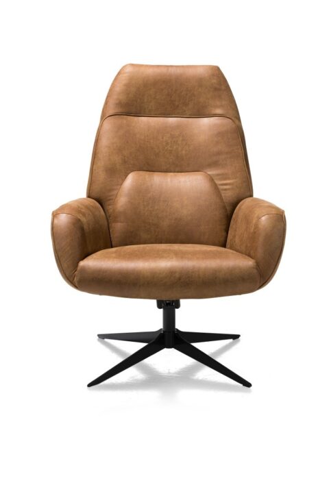 Xooon Draaifauteuil Capri Cognac Fauteuil Stof