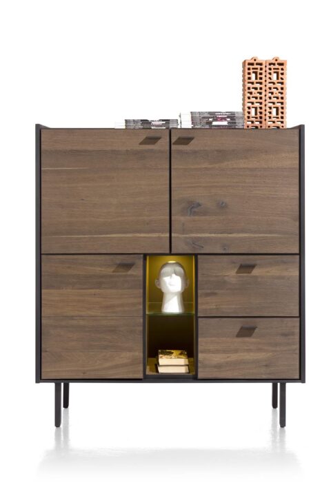 Xooon Highboard Fresno 120cm Kasten Hout