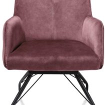 Xooon Lounge Oona Burgundy Red Fauteuil Stof